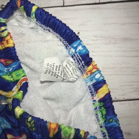 18 mo Carter’s rashguard swim trunks diaper hat lot set - Picture 7 of 13